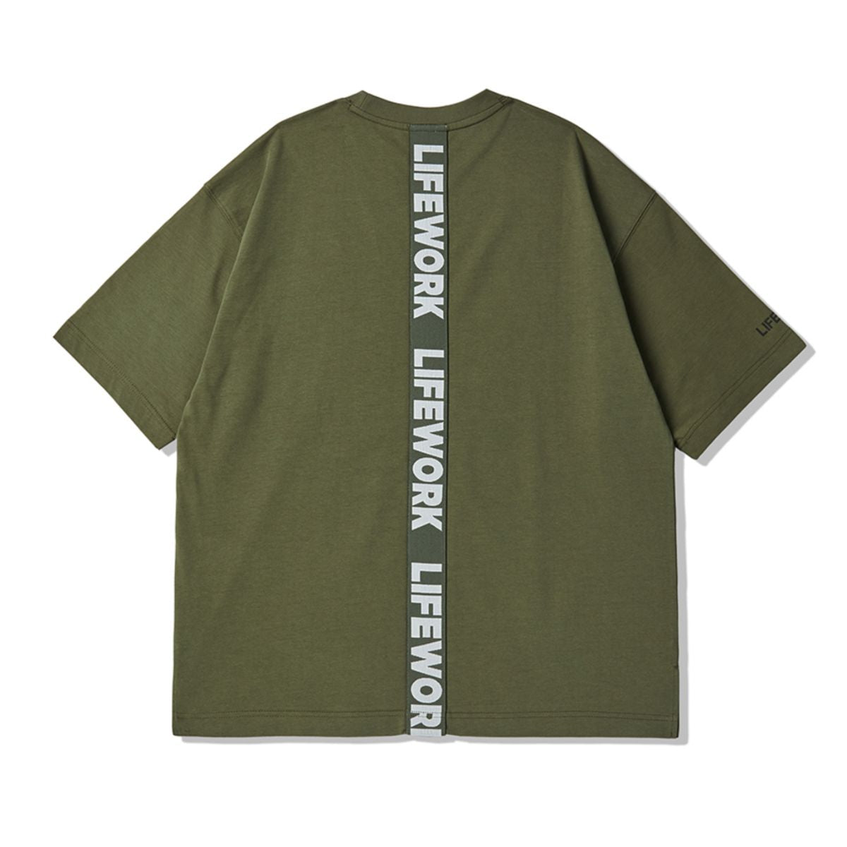 LifeWork neon tape T-shirt