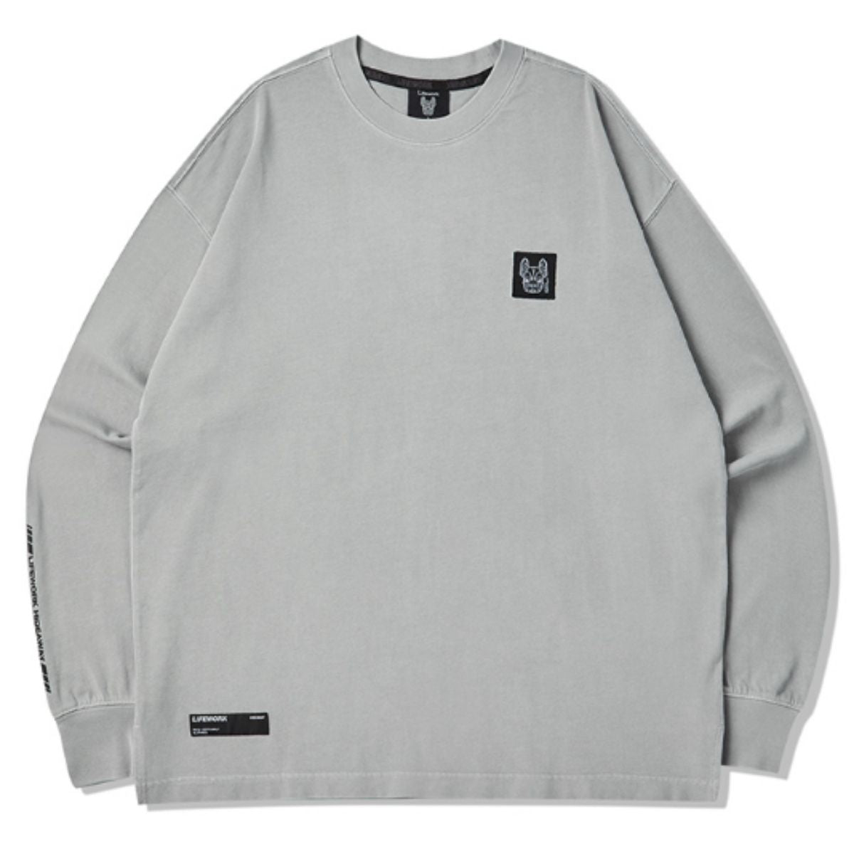 LifeWork Radog Square Waffen Long Sleeve Light Grey