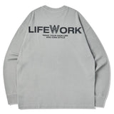 LifeWork Radog Square Waffen Long Sleeve Light Grey