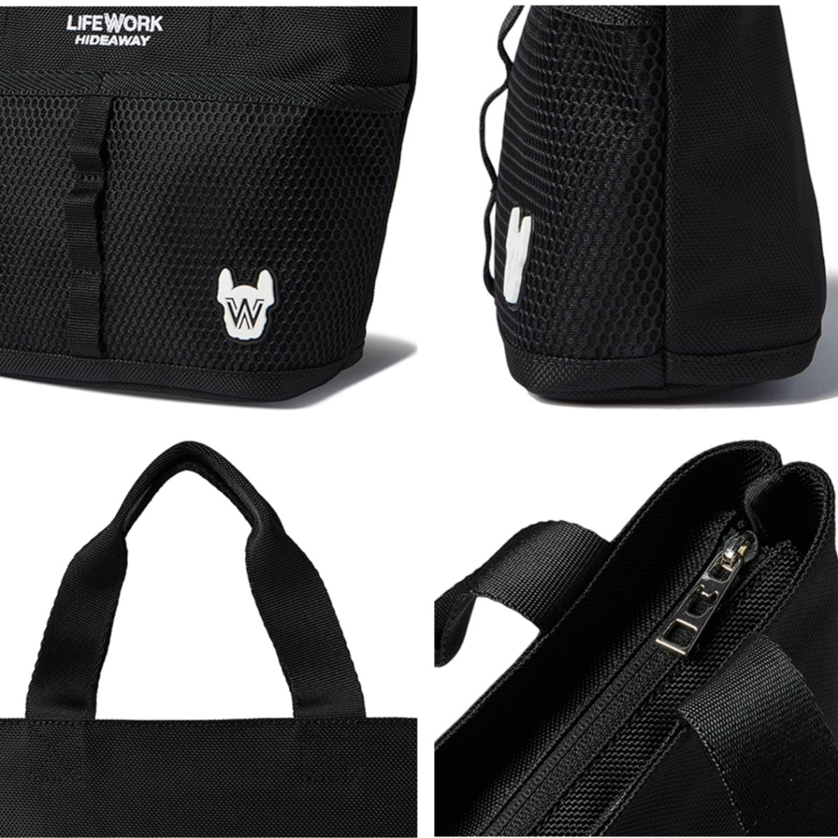 LifeWork Radog Waffen Mesh Mini Tote Bag Black