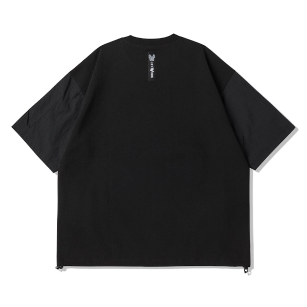 LifeWork Radog Woven Patch T-Shirt Black