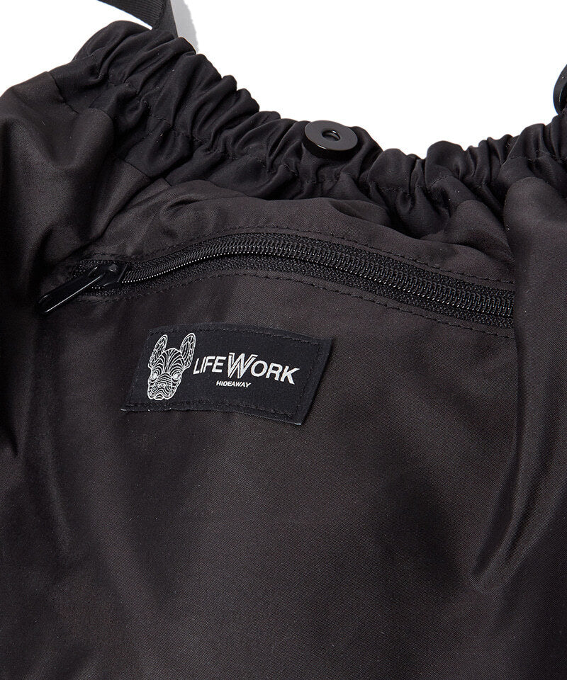 Lifework Shirring Face Radog Crossbody Bag