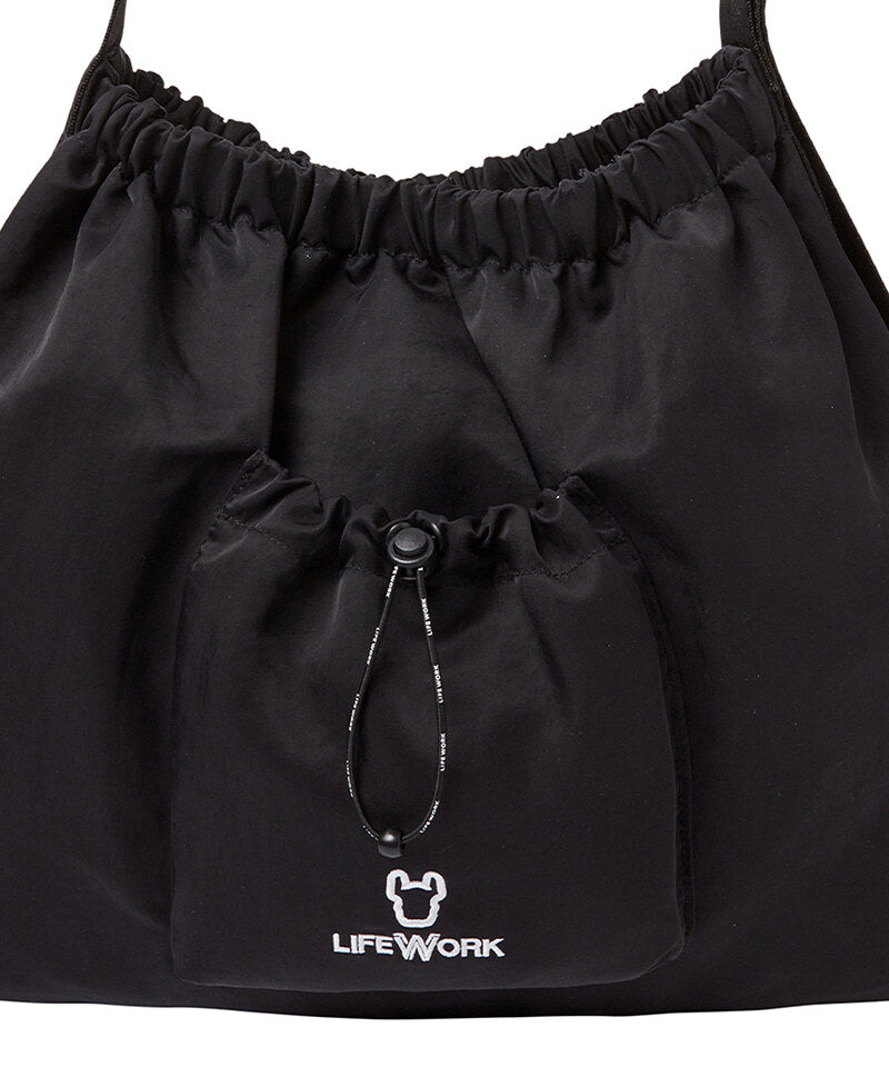 Lifework Shirring Face Radog Crossbody Bag