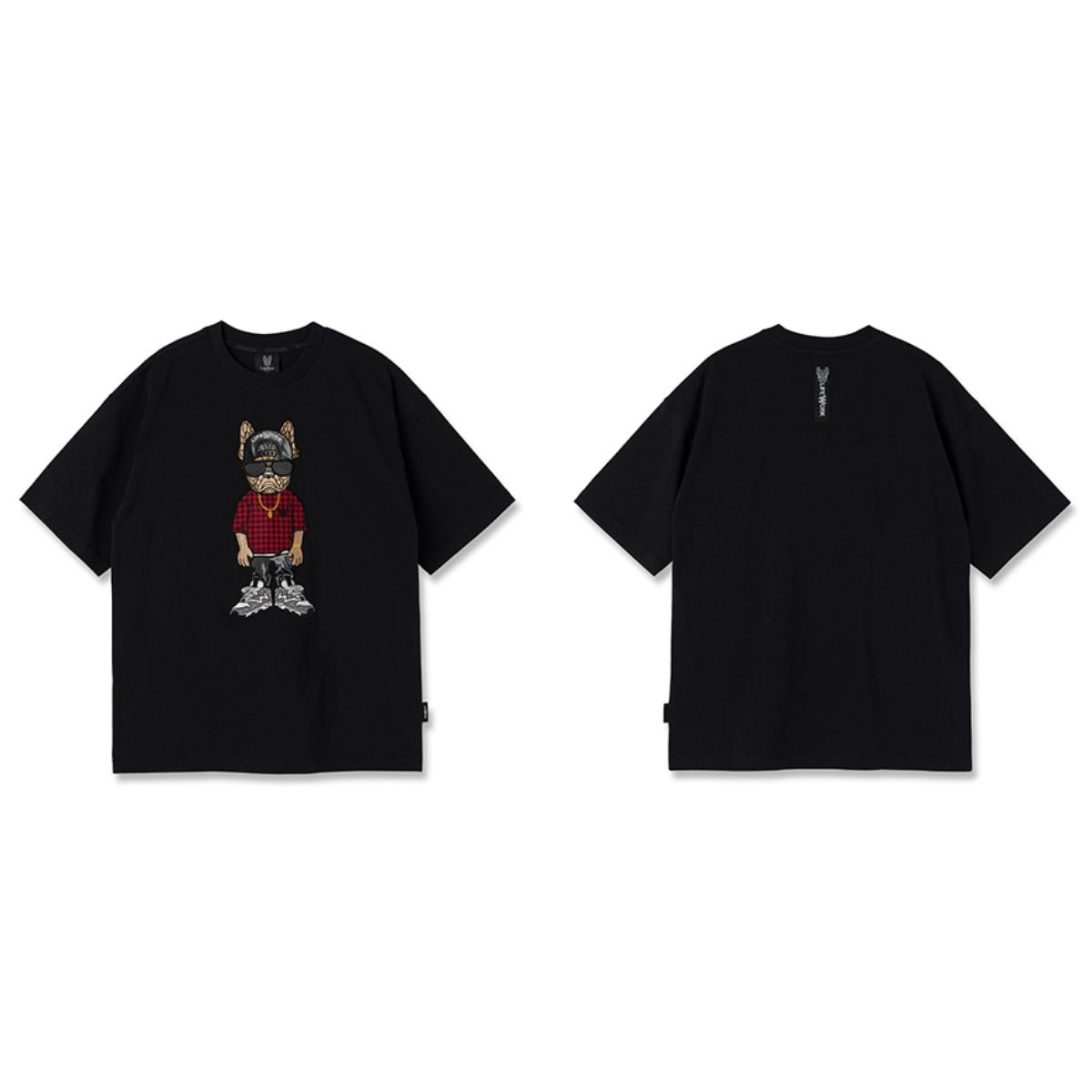 LifeWork Snapback Hipdog Applique T-Shirt