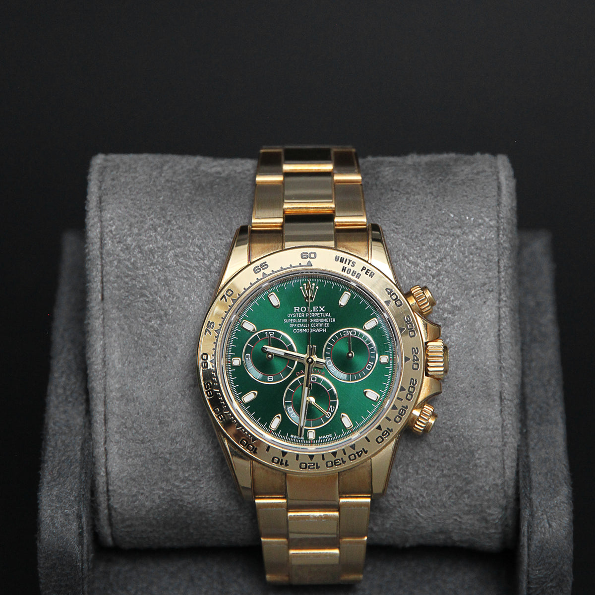 Daytona YG Green Dial 116508