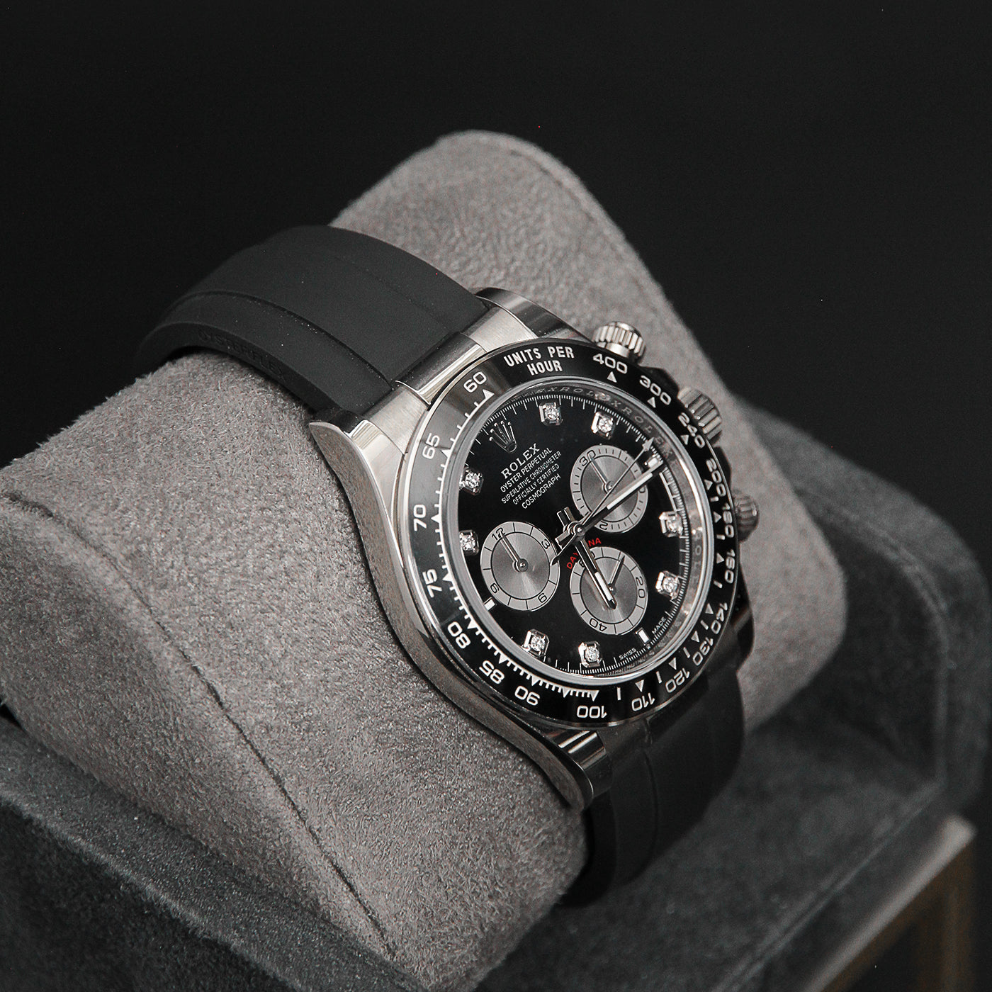 Daytona WG Black Diamond Dial Oysterÿlex 126519LN