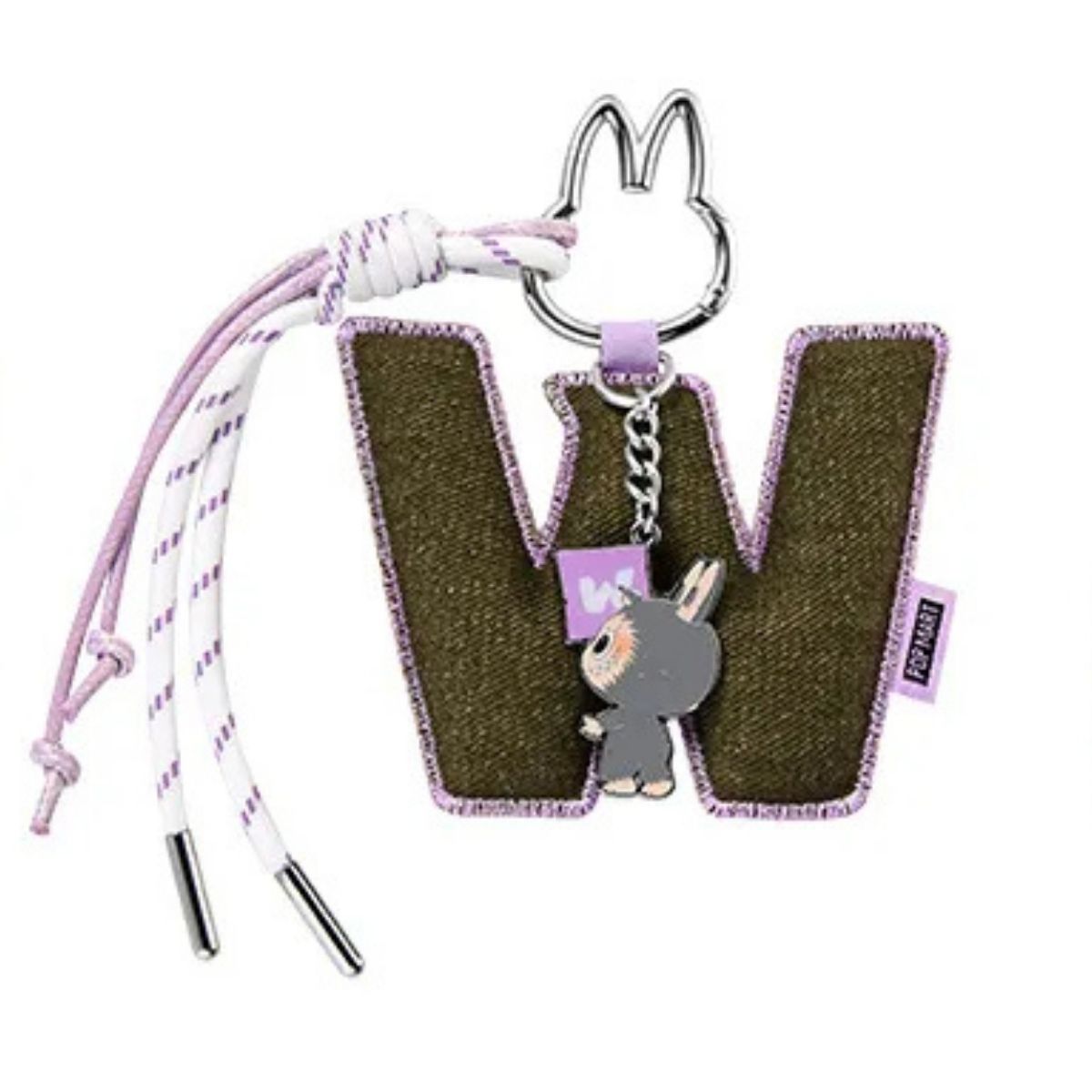 Pop Mart Labubu The Monsters Pin for Love Series Letter Pendant