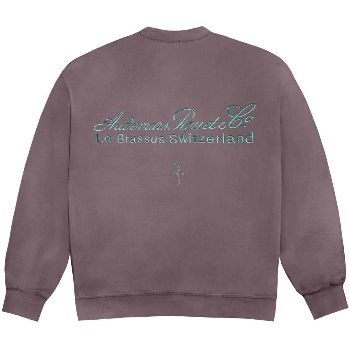 Travis Scott Cactus Jack x Audemars Piguet Logo Crewneck Light Purple