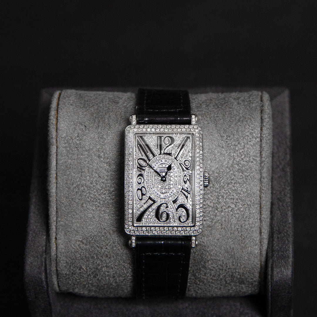 FM Long Island Black Full Diamond SI3 Custom Setting 952 QZ REL