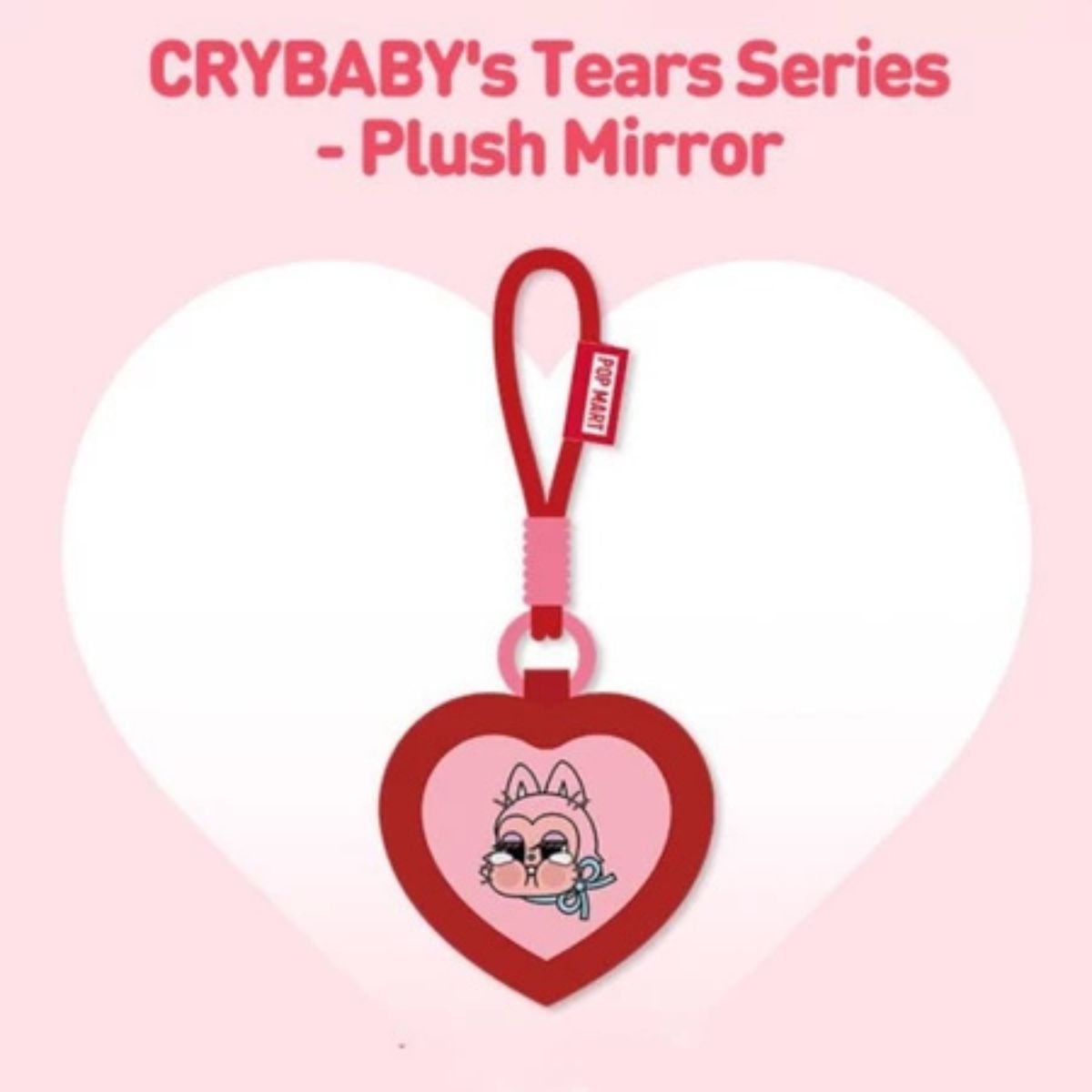 Pop Mart Crybaby Crying For Love Mirror Pendant