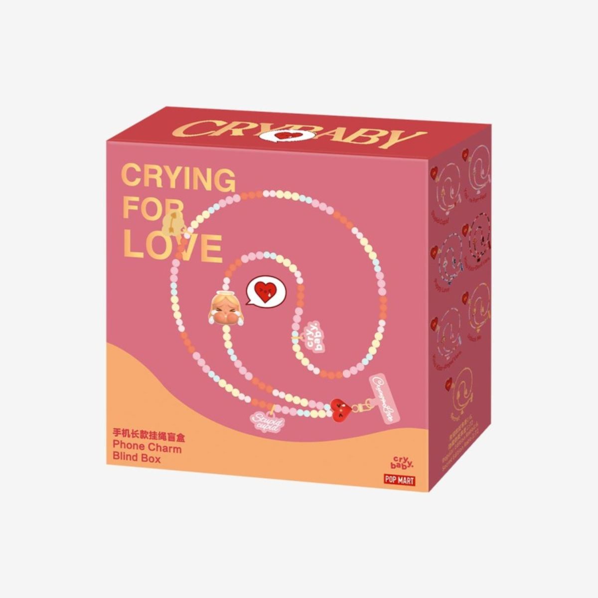 Pop Mart Crybaby Crying For Love Series Phone Charm