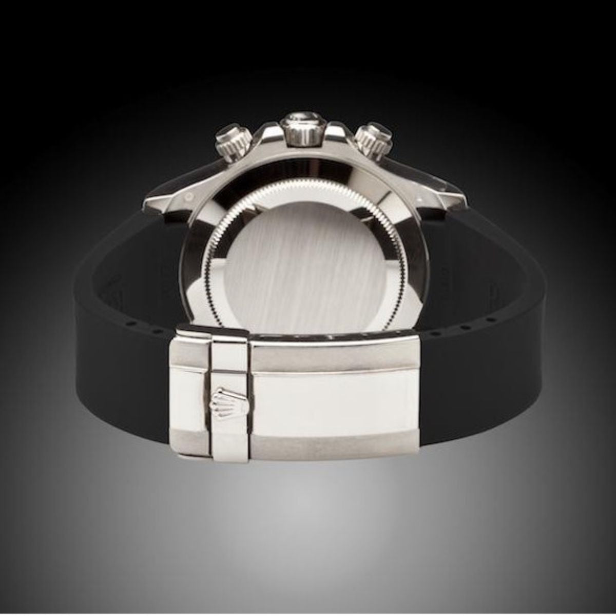 Rubber B Strap M101 With Stitching Daytona Leather Clasp RG / WG / YG