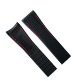 Rubber B Strap M101 With Stitching Daytona Leather Clasp RG / WG / YG