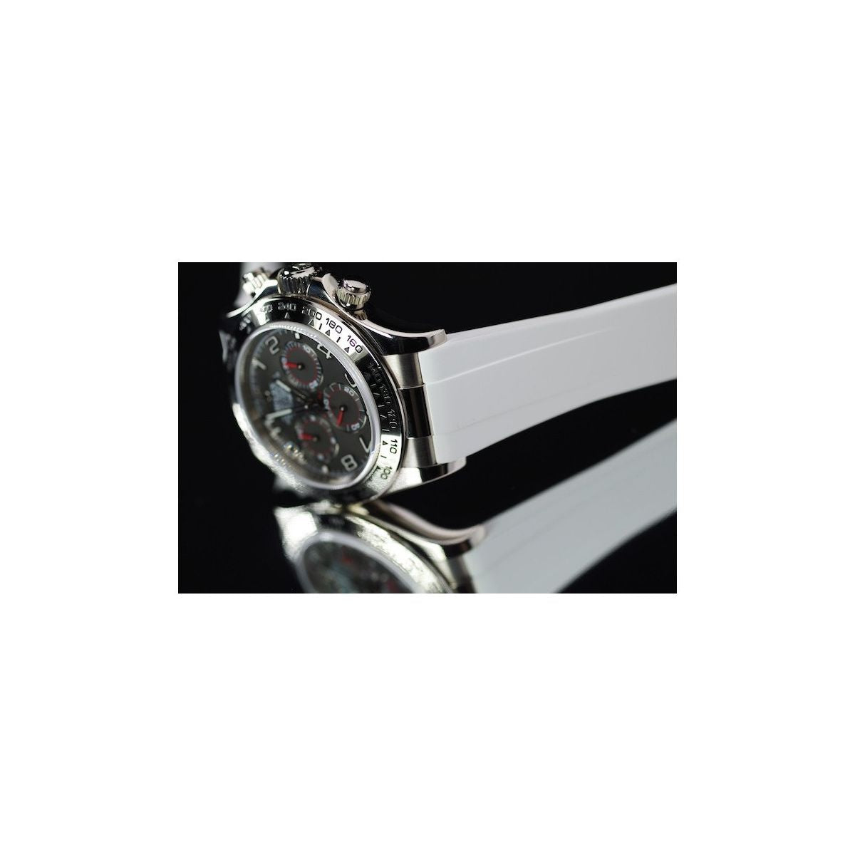 Rubber B Strap M101 With Stitching Daytona Leather Clasp RG / WG / YG