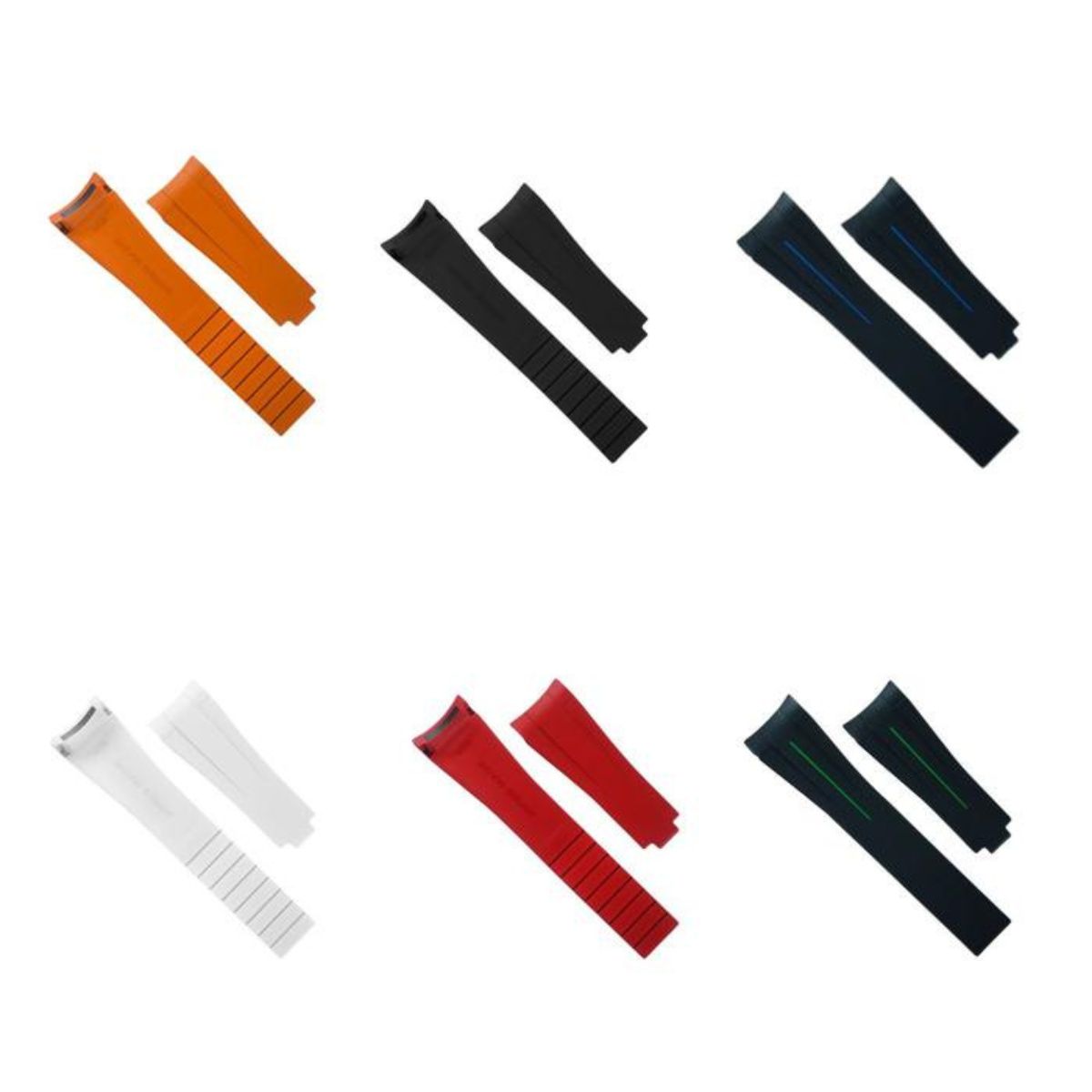 Rubber B Strap M103 Submariner Steel 40 Clasp