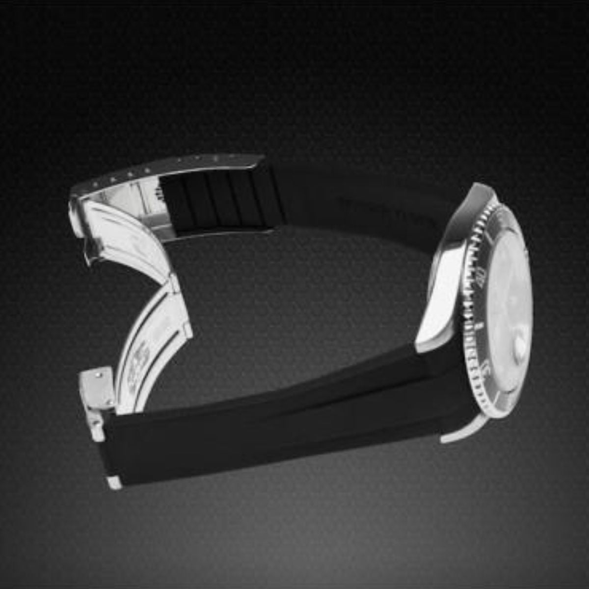 Rubber B Strap M103 Submariner Steel 40 Clasp