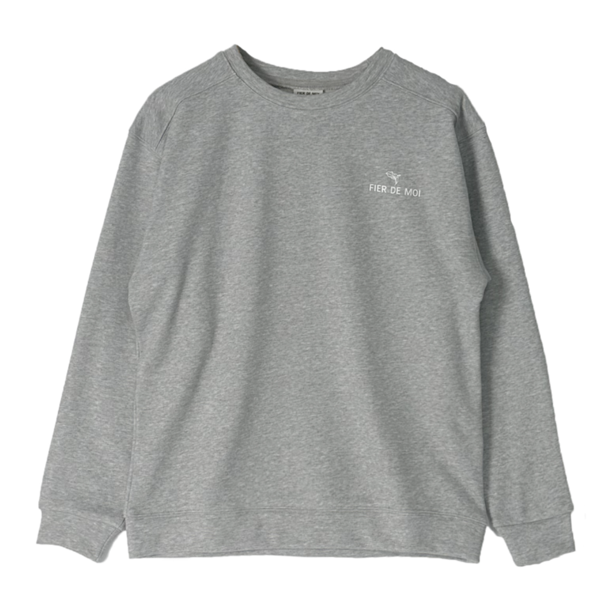 Fier De Moi Metaverse Dragon Print LS Sweatshirt Grey