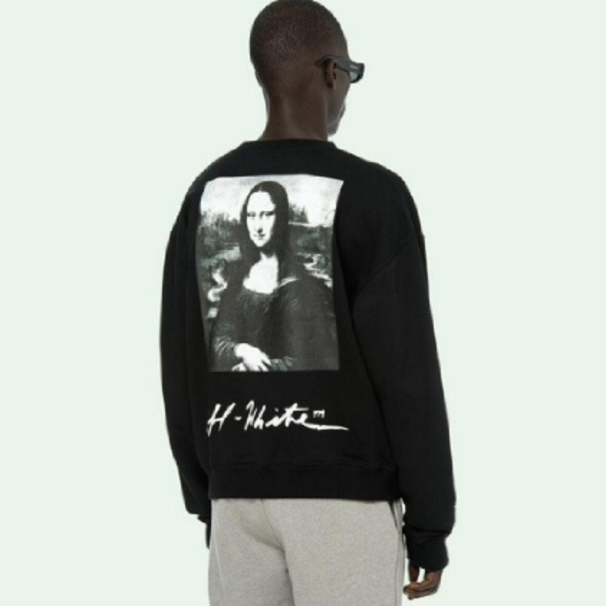 Off White Monalisa Crewneck Sweater