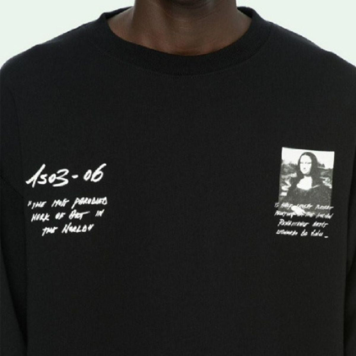 Off White Monalisa Crewneck Sweater