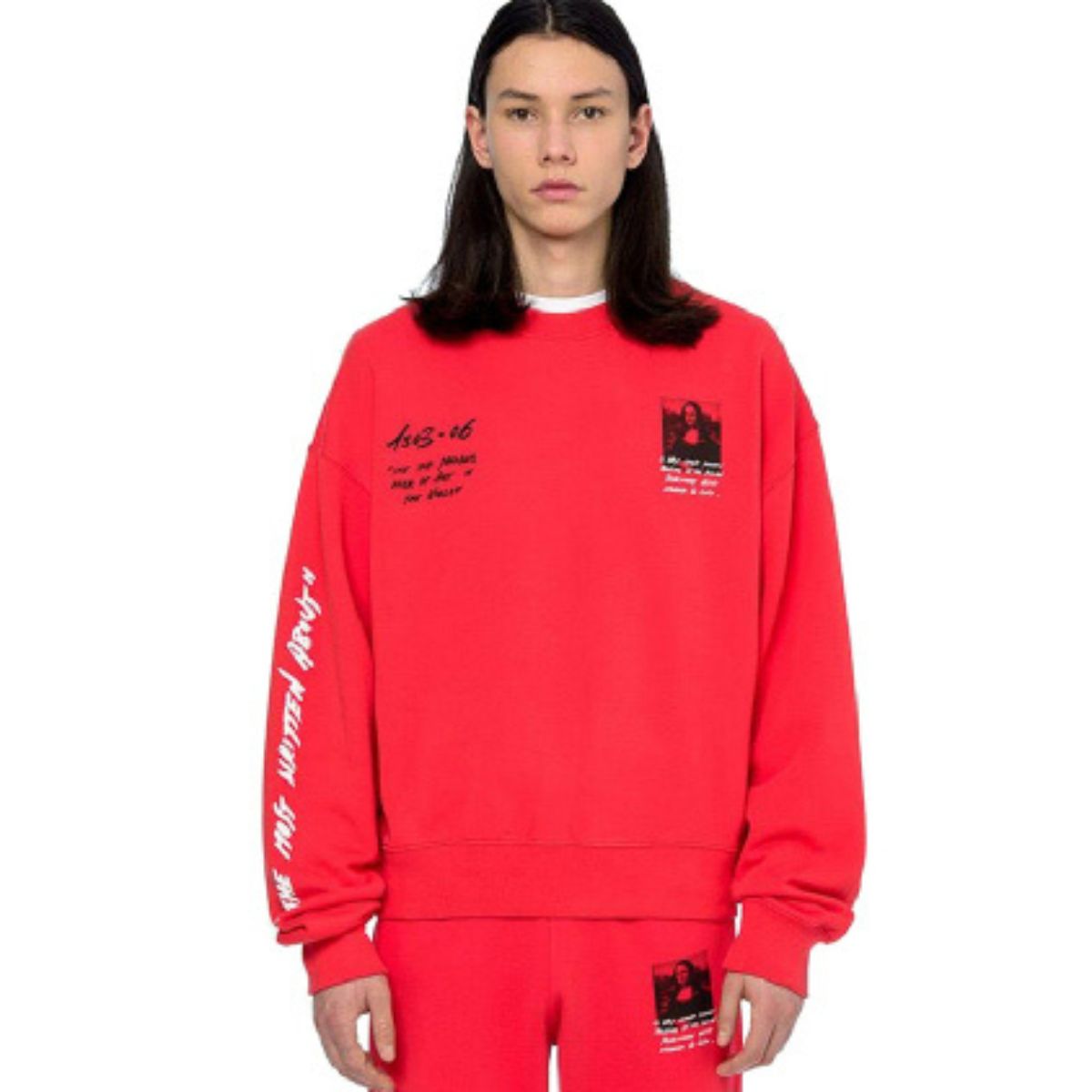 Off White Monalisa Crewneck Sweater