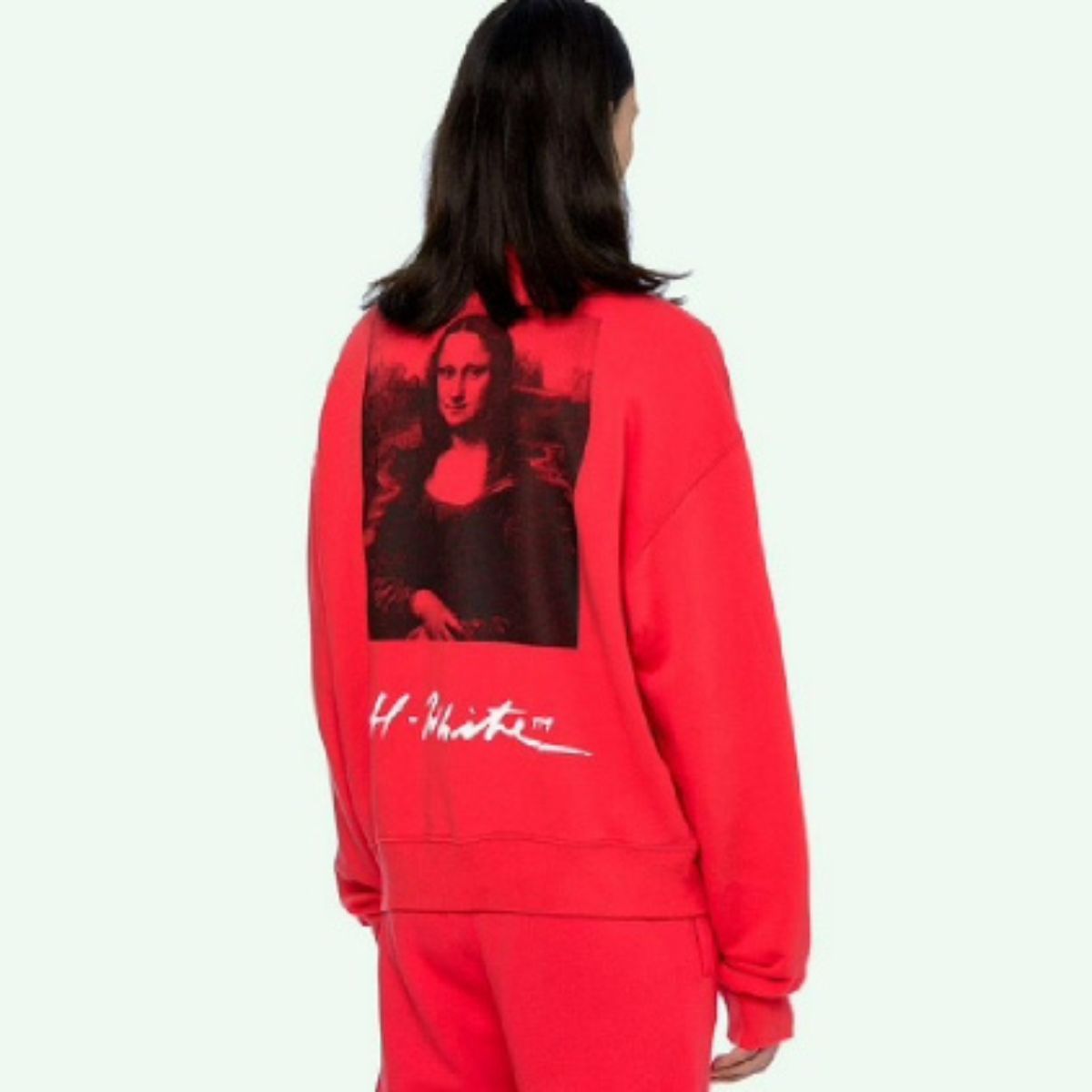 Off White Monalisa Crewneck Sweater