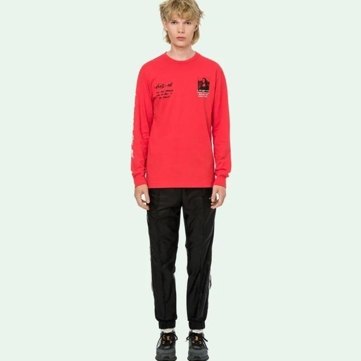 Off White Monalisa Long Sleeve T-Shirt