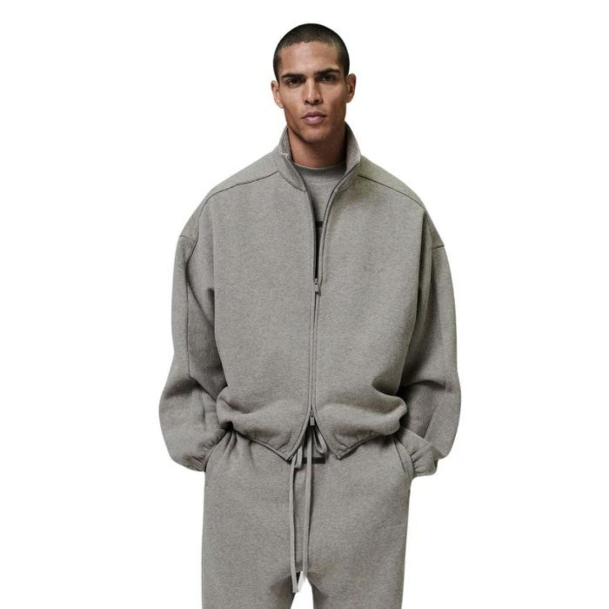 Fear of God Essentials Modern Fit Fleece Track Jacket