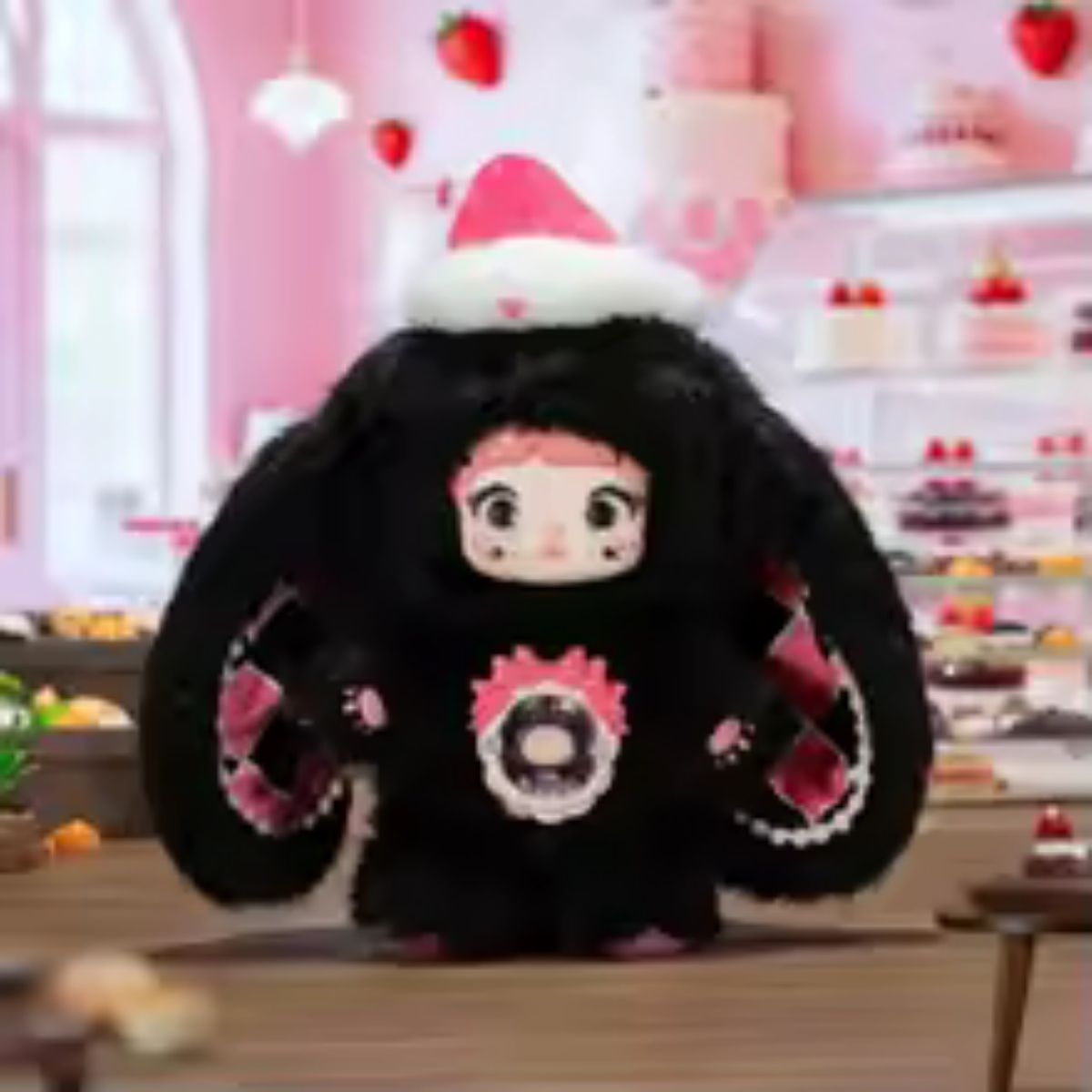 Nommi V7 A Bite Of Sweetheart Keychain Plush Doll