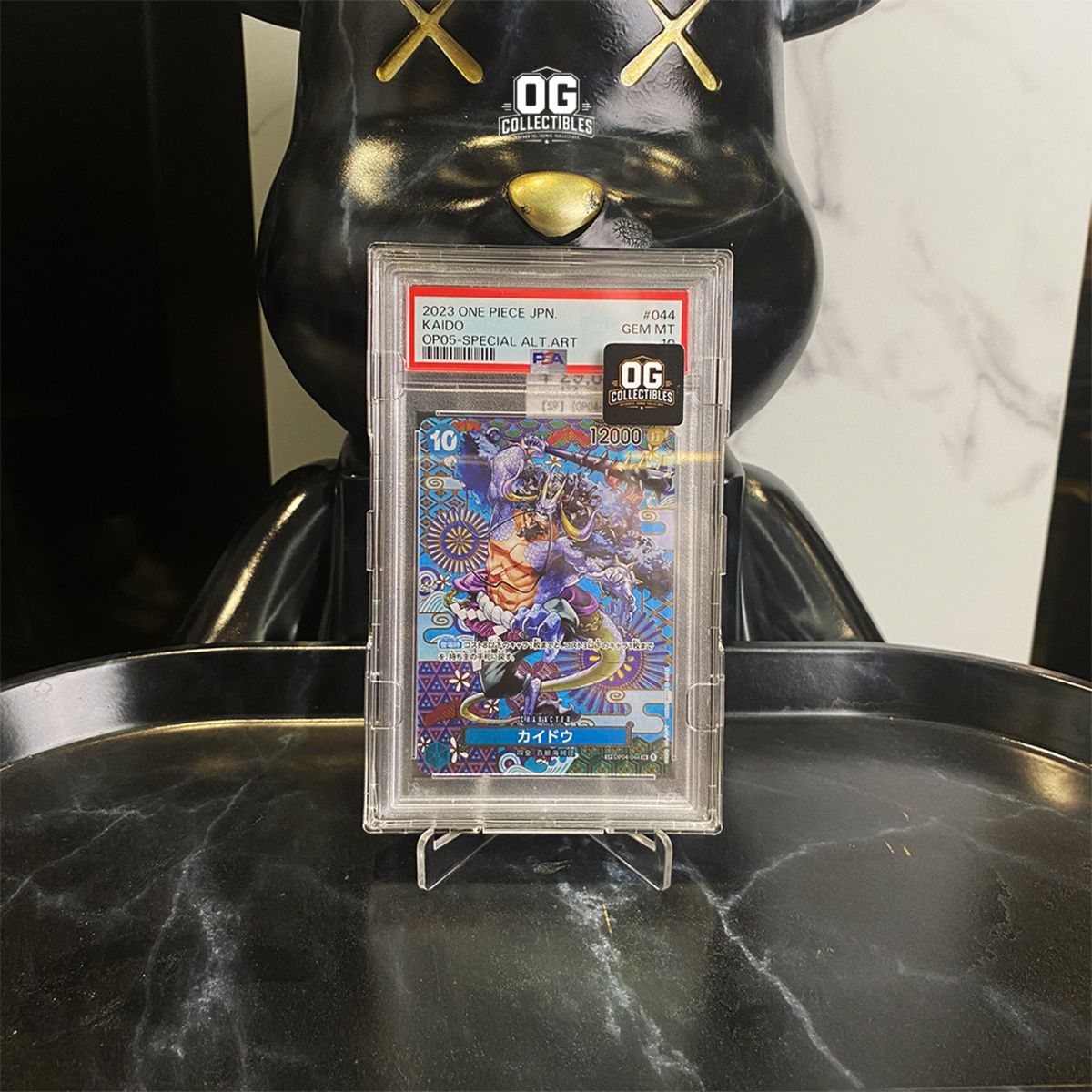 One Piece Card PSA 10 Kaido SR-SPC OP04-044 Booster Pack Awakening of the New Era