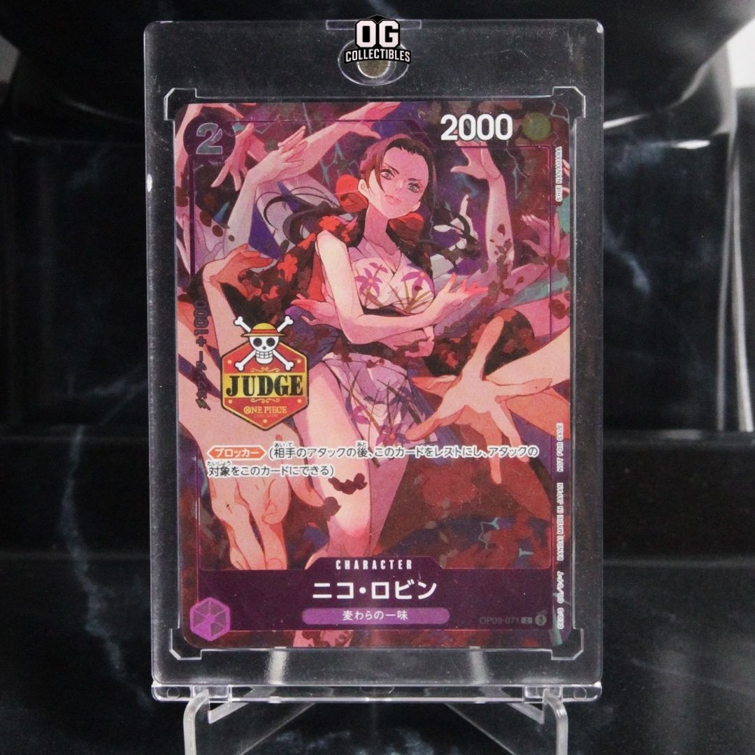 One Piece Card Nico Robin C OP09-071 Promotional Card Official Judge Promotion Pack Vol.2