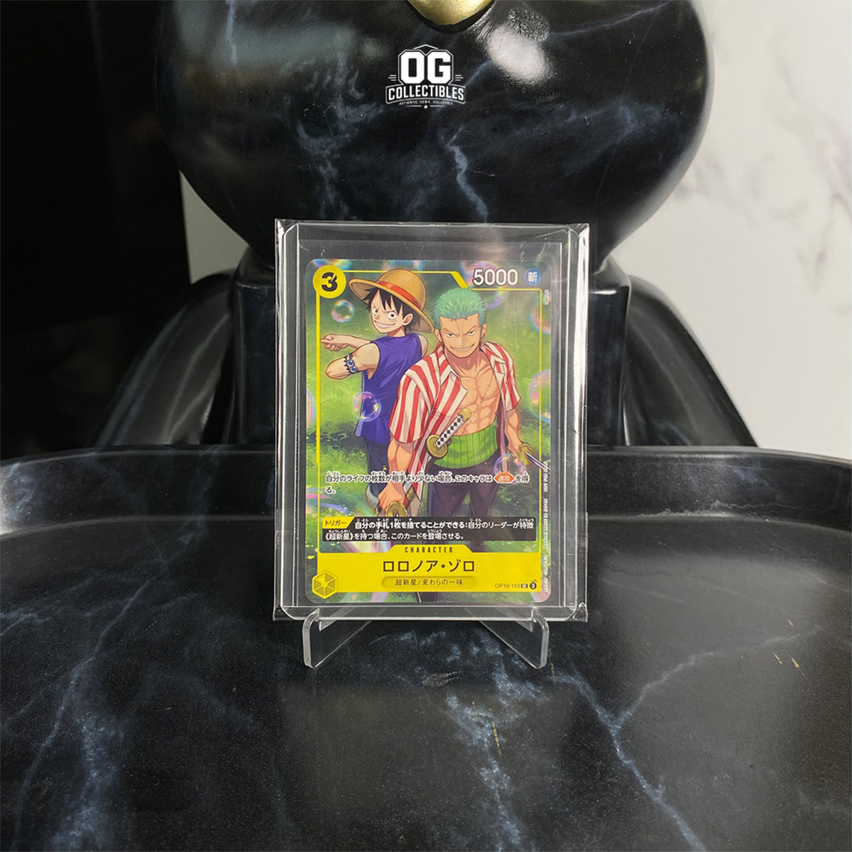 One Piece Card Game Roronoa Zoro UC Friend Tag Prize OP10-113 Promotional Card Friend Tag Meetup 2026 April May