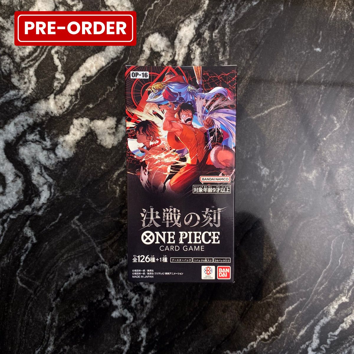 One Piece Card Game OP16 The Time of Battle Japanese Booster Box