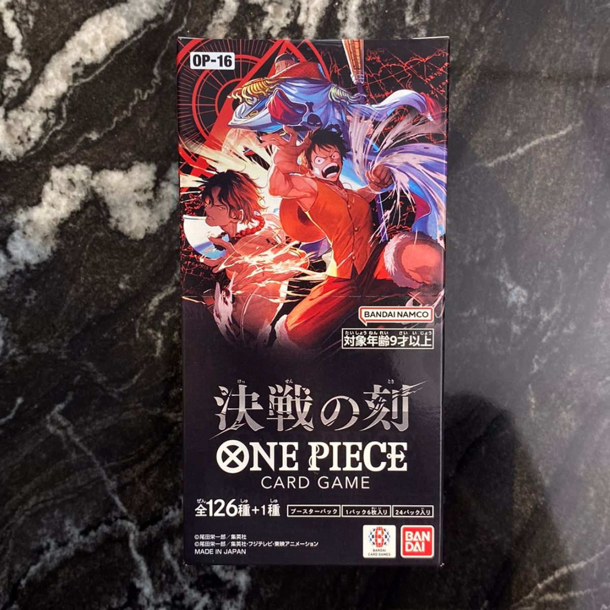 One Piece Card Game OP16 The Time of Battle Japanese Booster Box