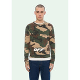 Off White Camo Crewneck Sweater