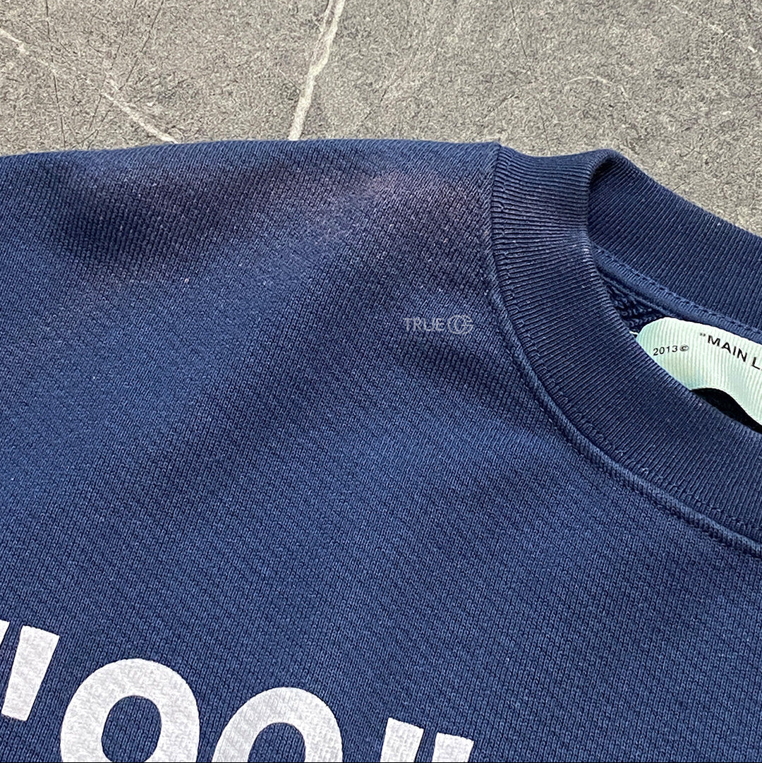 Off White Summer Crewneck Sweater