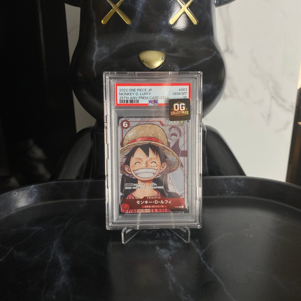 One Piece Monkey D. Luffy P-P PSA 10 P-001 Premium Card Collection 25th Anniversary Edition