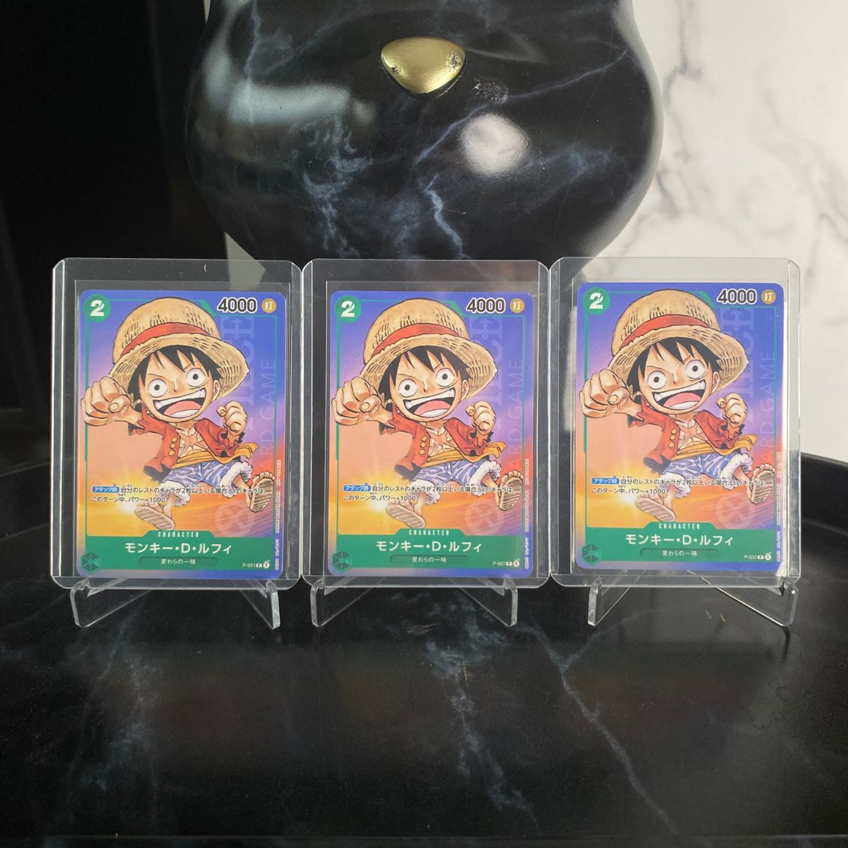 One Piece Card Monkey.D.Luffy P-037 1st Anniversary Tournament -Promotion Cards OP-PR