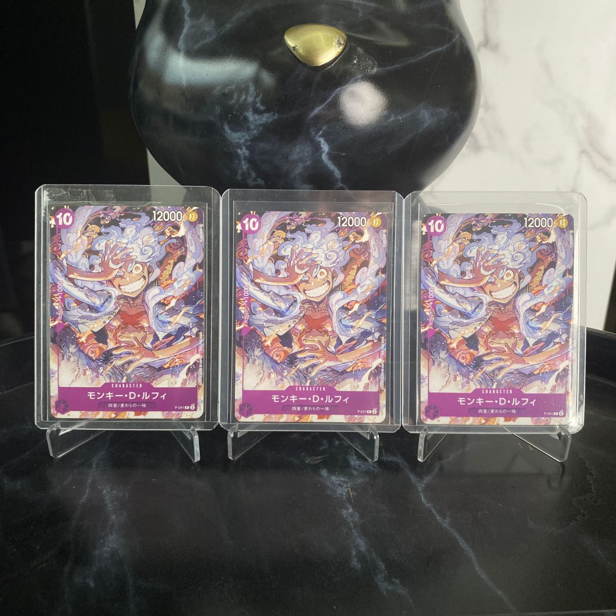 One Piece Card Monkey.D.Luffy P-041 - Starter Deck 18 Purple ST-18