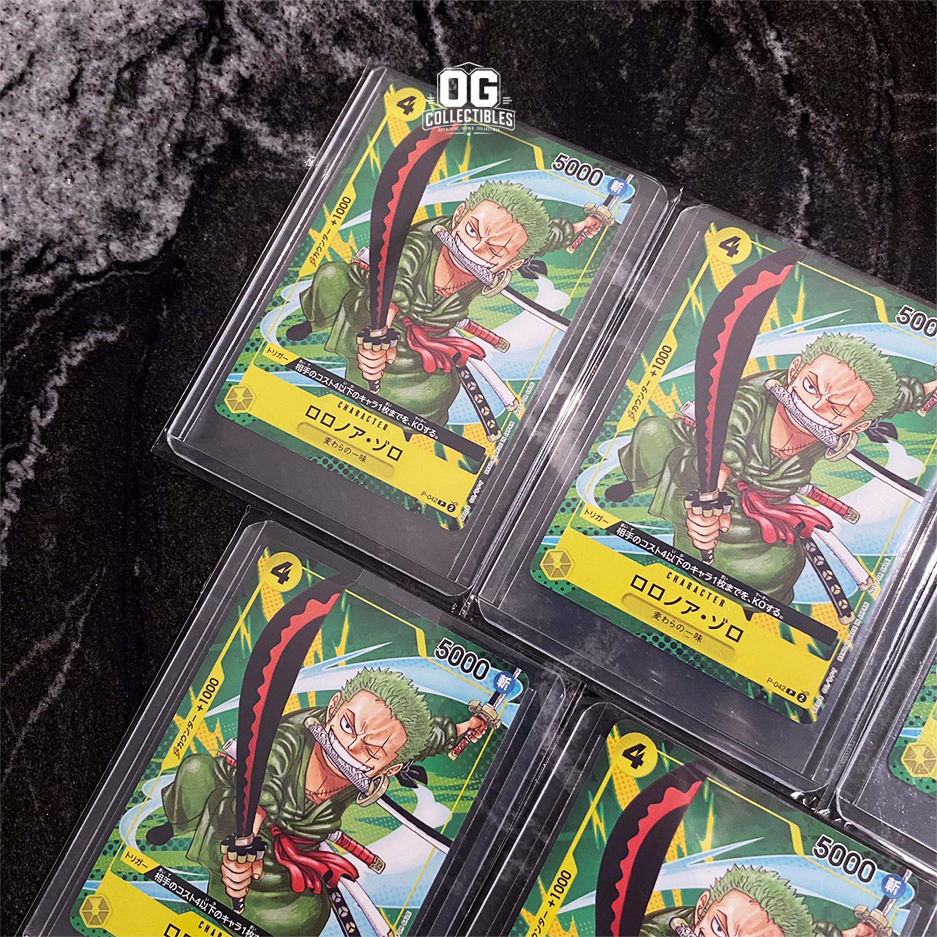 One Piece Card Game Roronoa Zoro P P-042 Sikyo JUMP 2023.9 Freebie Revised