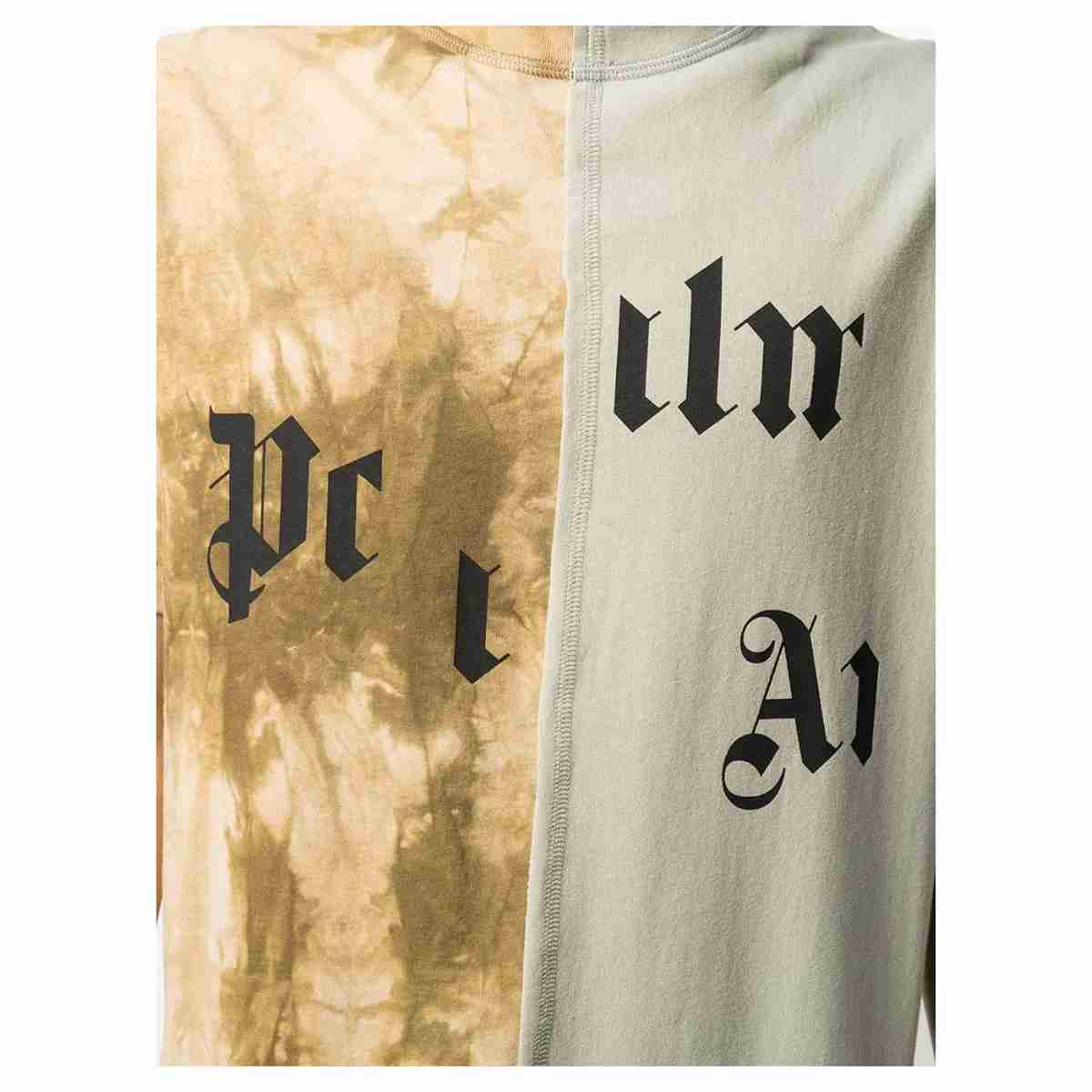 Palm Angels Broken Logo Military T-shirt Military Multi