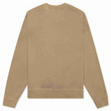 Palm Angels GD Curved Logo Crewneck Beige Black