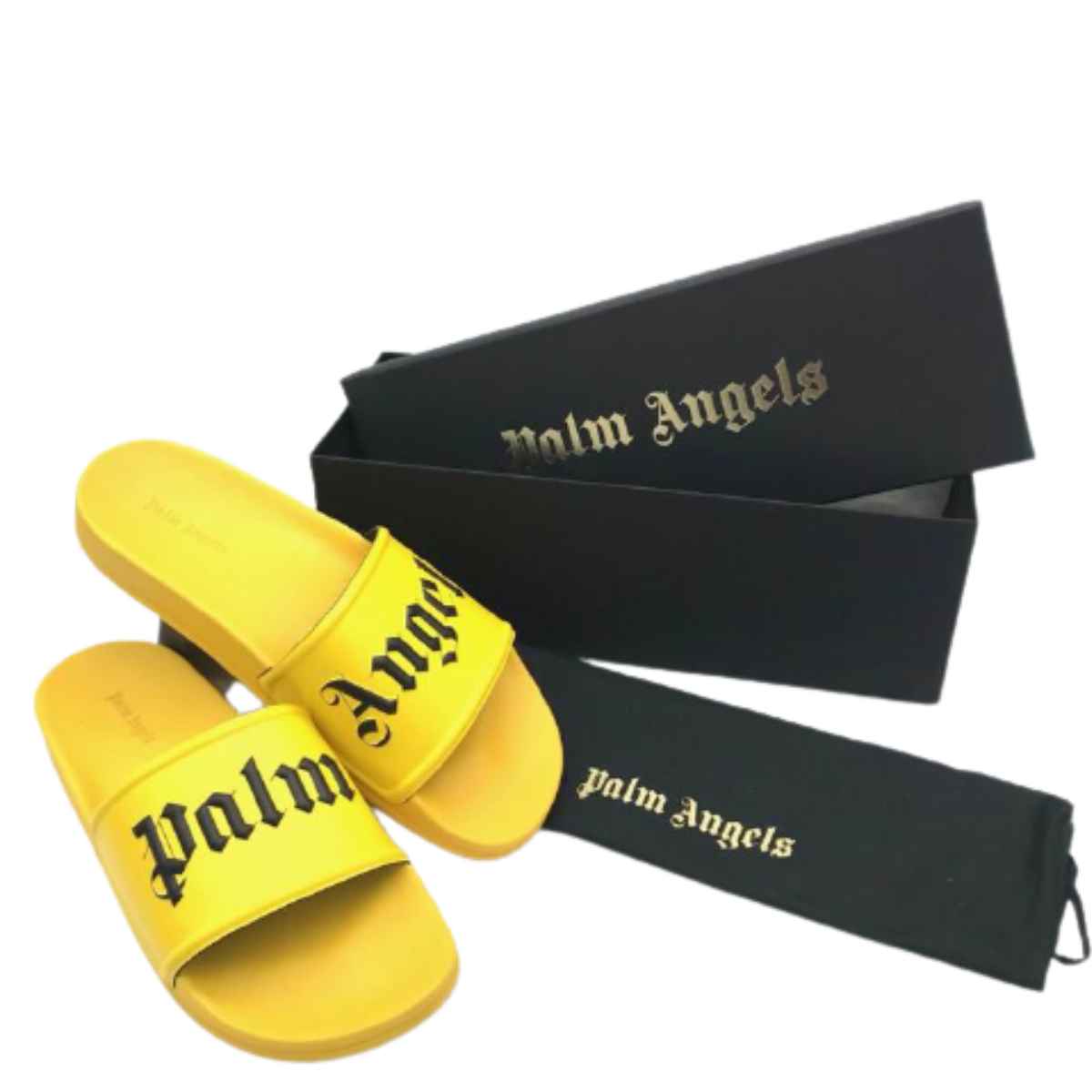 Palm Angels Logo Sandal Yellow