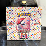 Pokemon TCG Japan Set 151 Booster Box Card