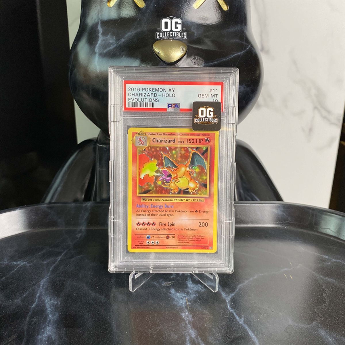 Pokemon TCG PSA 10 2016 Pokemon XY Charizard Holo Evolutions 11/108