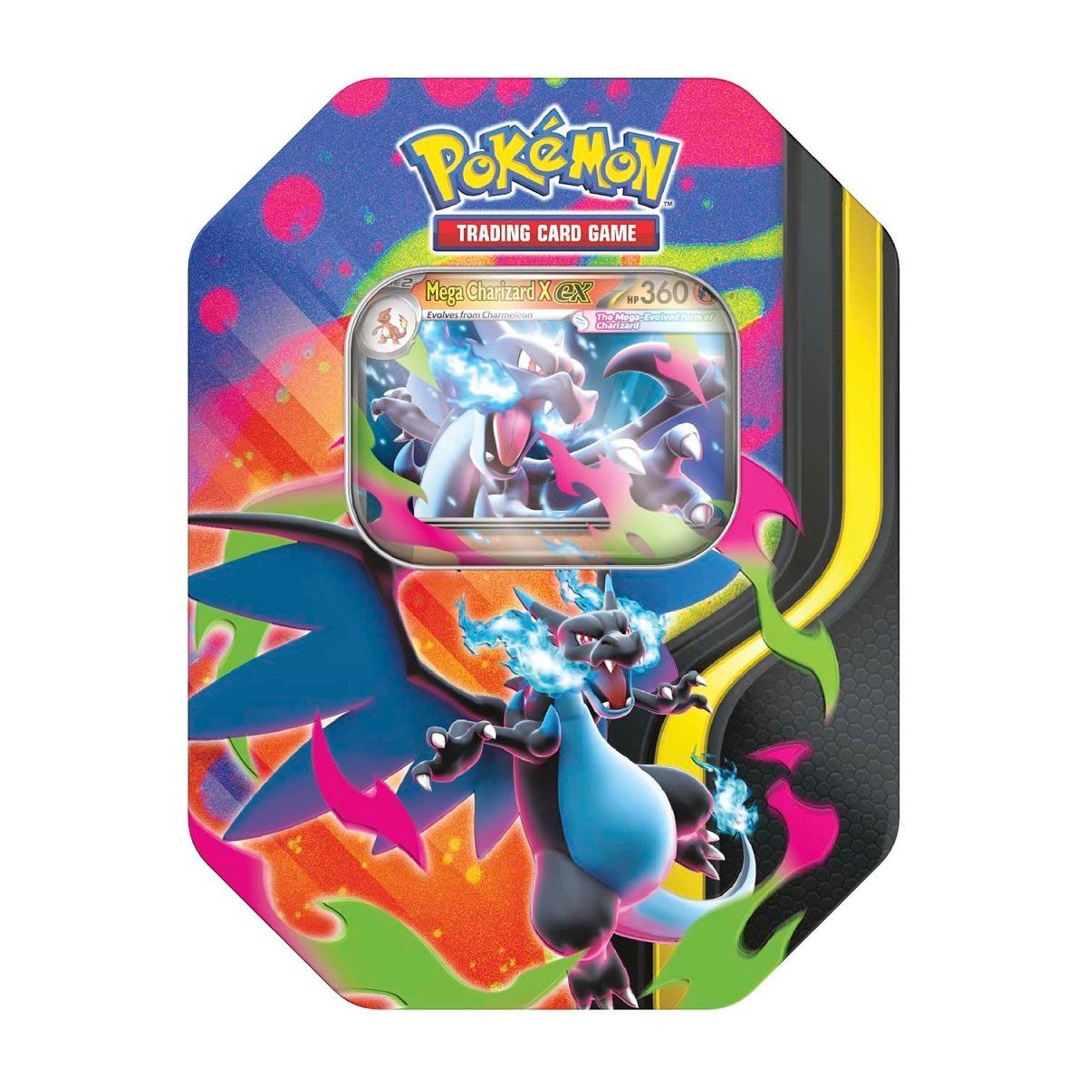 Pokemon TCG Mega Charzard X Tin Sealed Card English