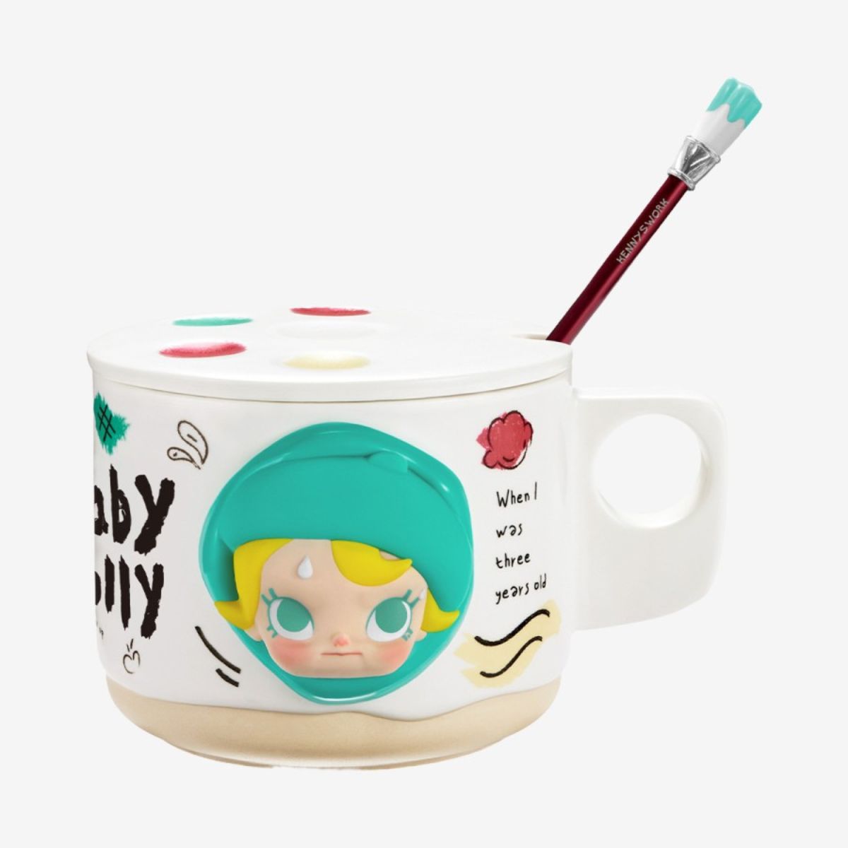 Pop Mart Baby Molly When I Was Three Ceramic Mug