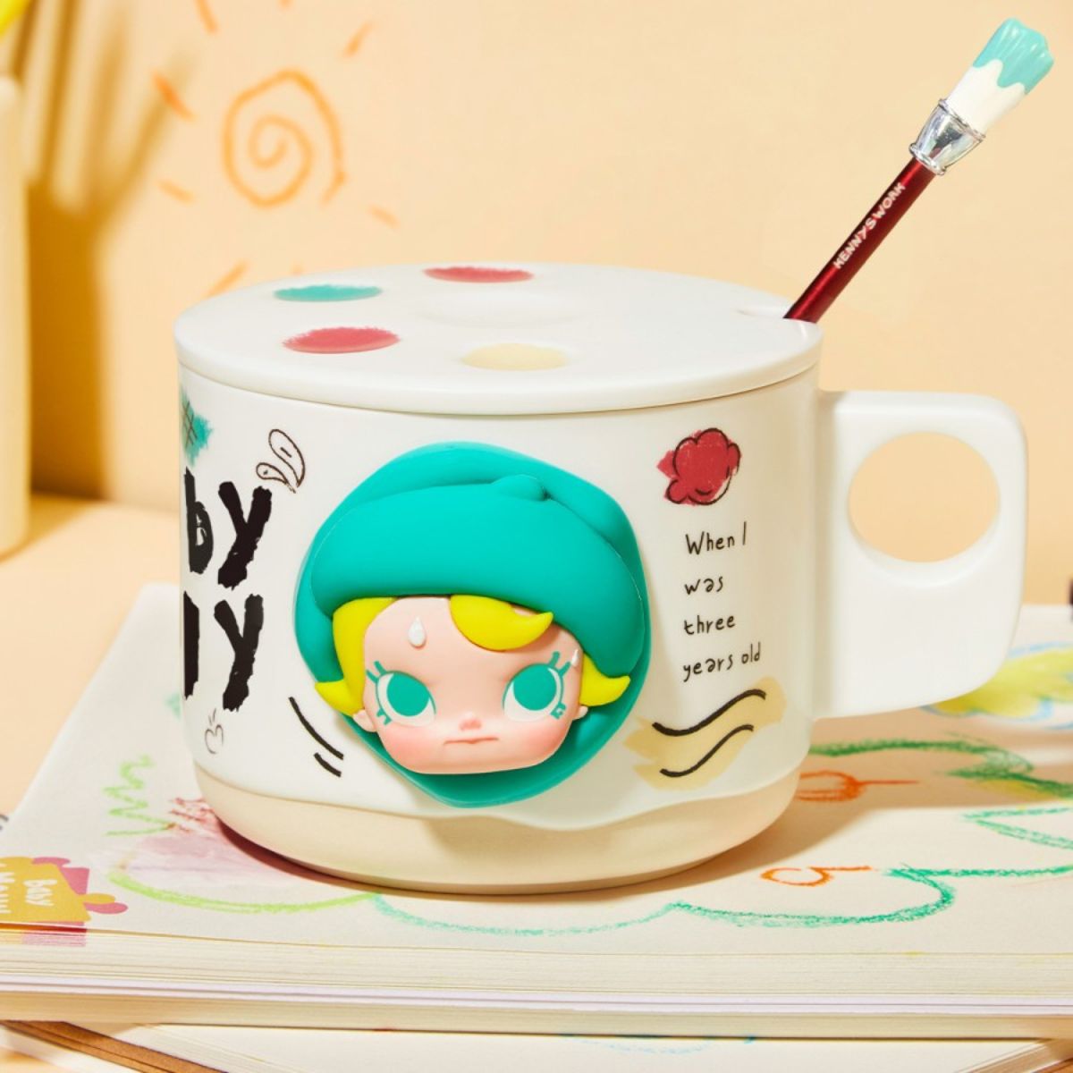 Pop Mart Baby Molly When I Was Three Ceramic Mug