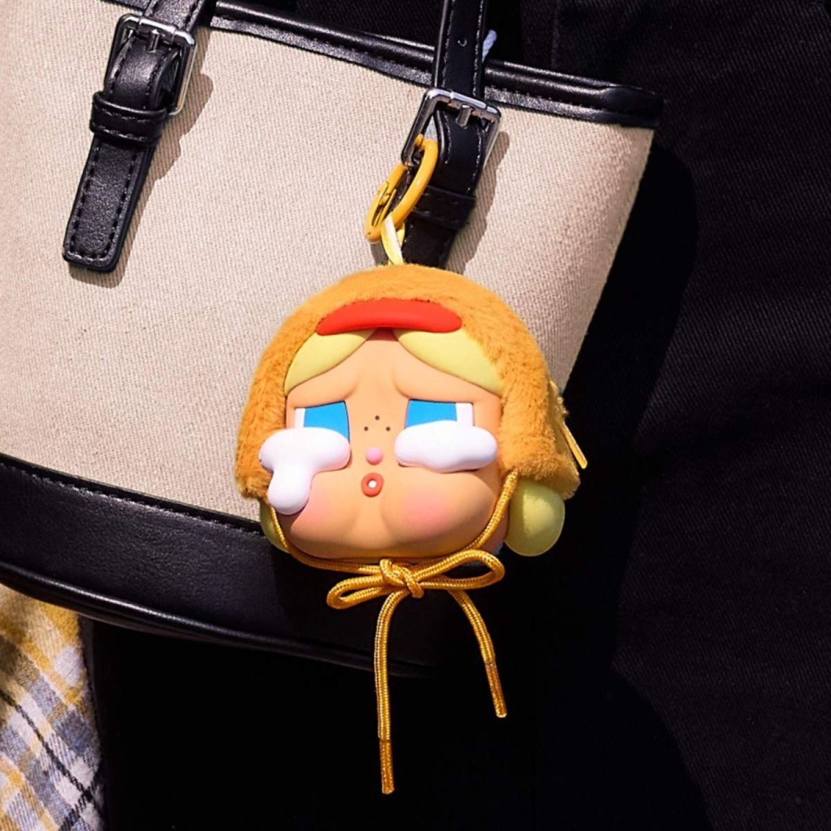 POP MART CRYBABY Crying Again Earphone Case Bag Charm