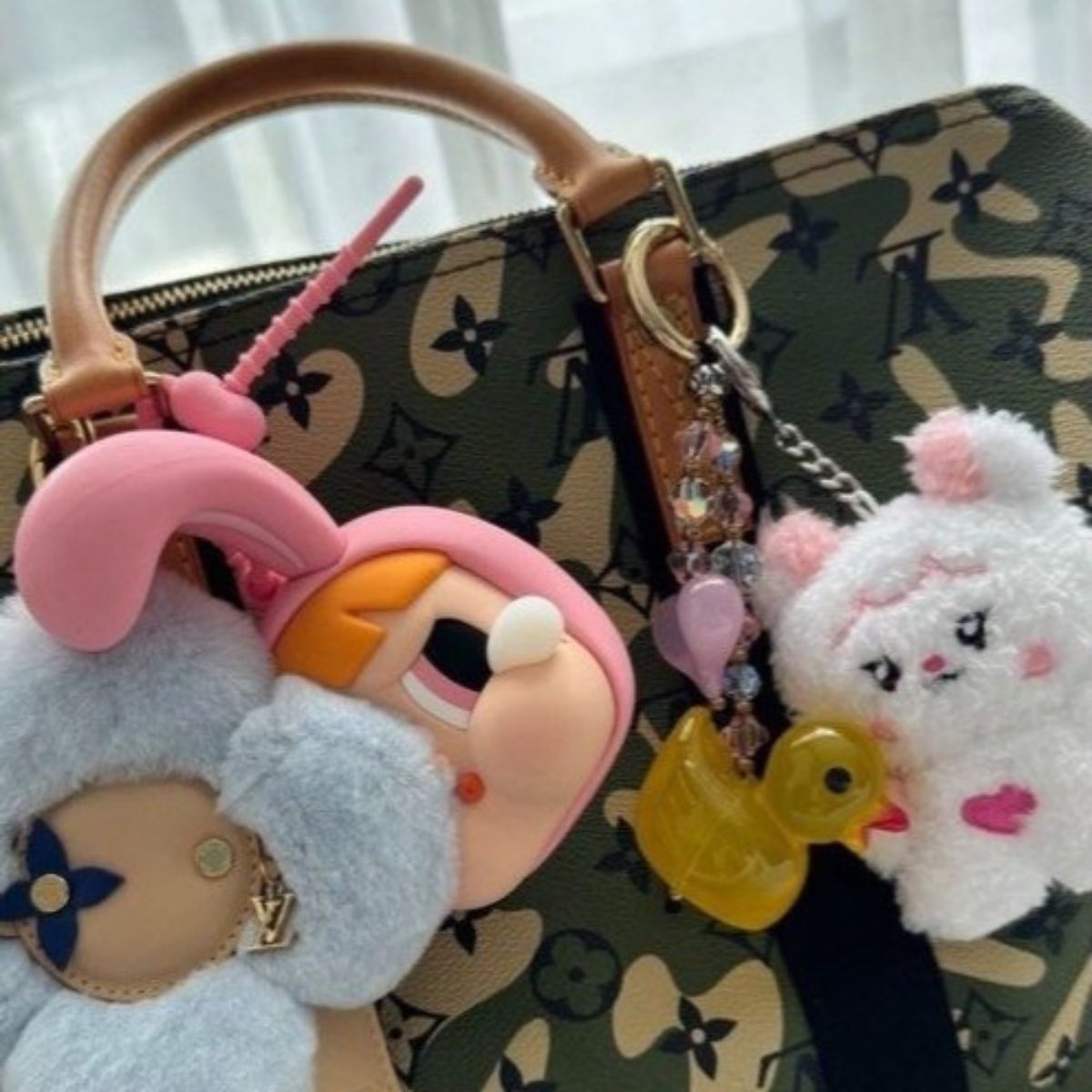 Pop Mart CRYBABY × Powerpuff Girls Mirror Pendant