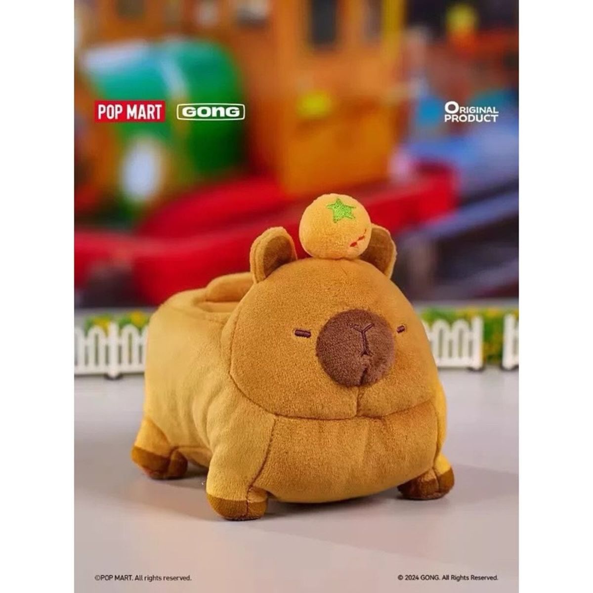 POP MART Gong Roaming Plush Toy Car Mobil Labubu